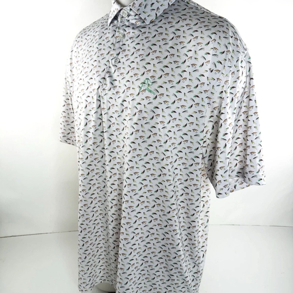 Men's Rhoback Fishing Lure Polo XXL